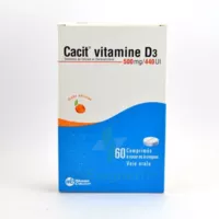Cacit Vitamine D3 500 Mg/440 Ui, Comprimé à Sucer Ou à Croquer à Abbeville